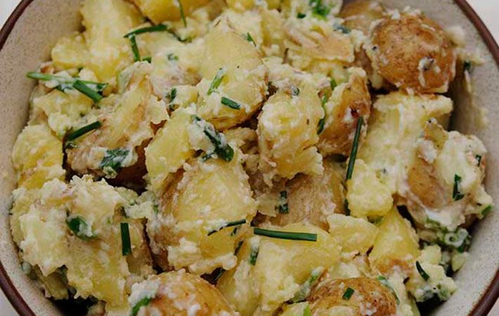 Potato salad. Potato salad.
