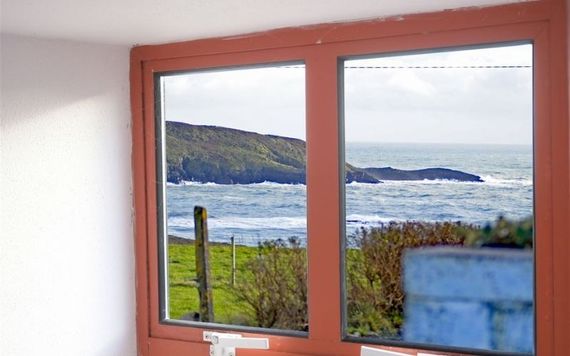 The view from the rear of the cottage. Credit: myhome.ie The view from the rear of the cottage. Credit: myhome.ie