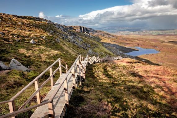 Cuilcagh Trail, Co Fermanagh - "The Stairway to heaven." (Getty Images) Cuilcagh Trail, Co Fermanagh - "The Stairway to heaven." (Getty Images)