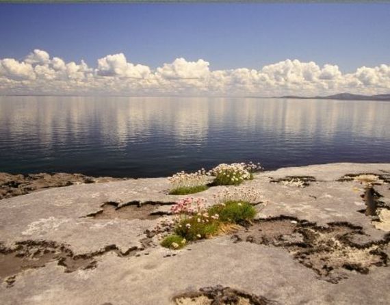 The Burren coastal route. The Burren coastal route.
