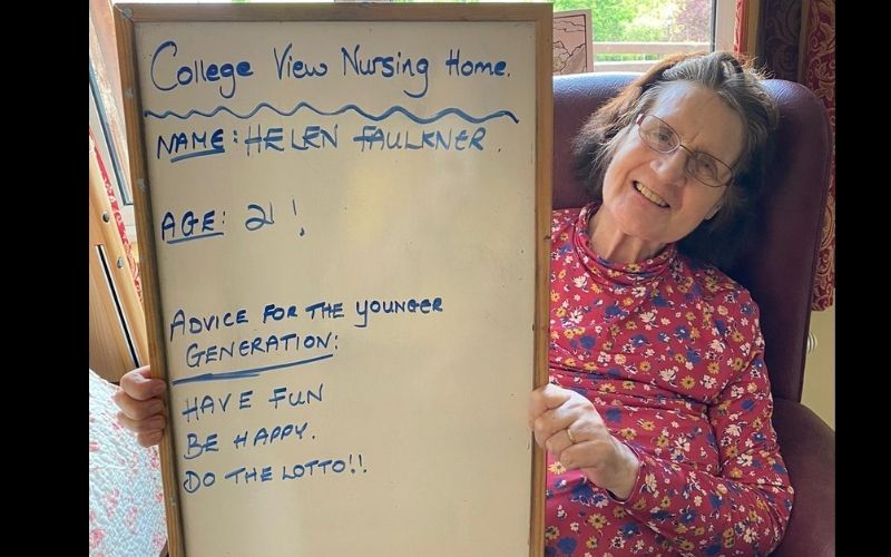 Helen Faulkner's piece of advice was brilliantly positive and lighthearted Helen Faulkner's piece of advice was brilliantly positive and lighthearted