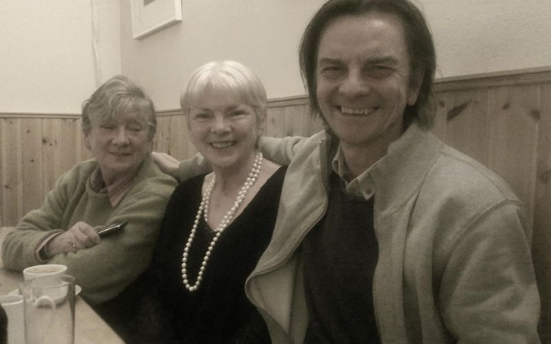 Joan (middle) with her sister Eileen (left) and brother Seán (right) Joan (middle) with her sister Eileen (left) and brother Seán (right)