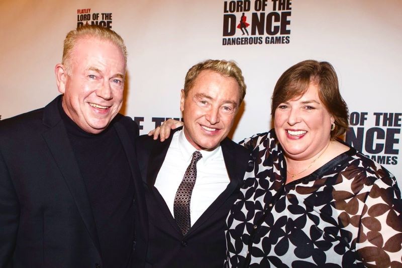 Donny Golden, Michael Flatley, and Joanie Madden. (Irish Voice)