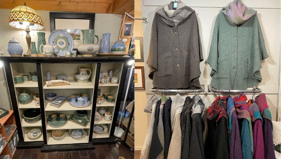 O'Meara's Irish House holds a treasure trove of woolens, jewelry, giftware, pottery, and sportswear O'Meara's Irish House holds a treasure trove of woolens, jewelry, giftware, pottery, and sportswear