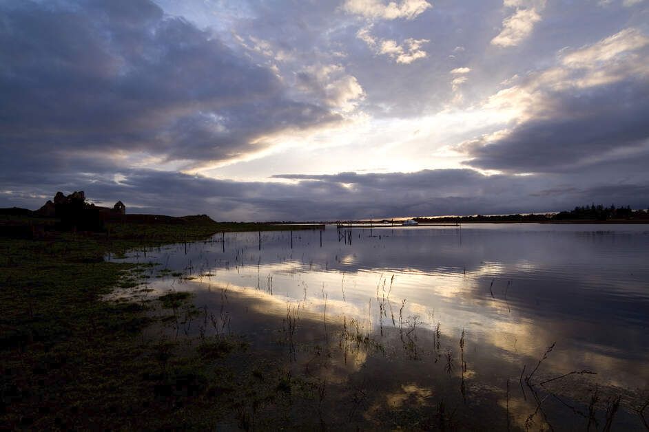 The River Shannon, at Clonmacnoise. The River Shannon, at Clonmacnoise.