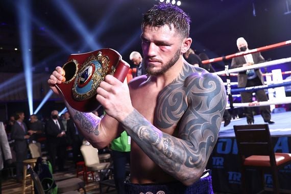 Joe Smith after his WBO light heavyweight victory. (Photos courtesy of Star Boxing) Joe Smith after his WBO light heavyweight victory. (Photos courtesy of Star Boxing)