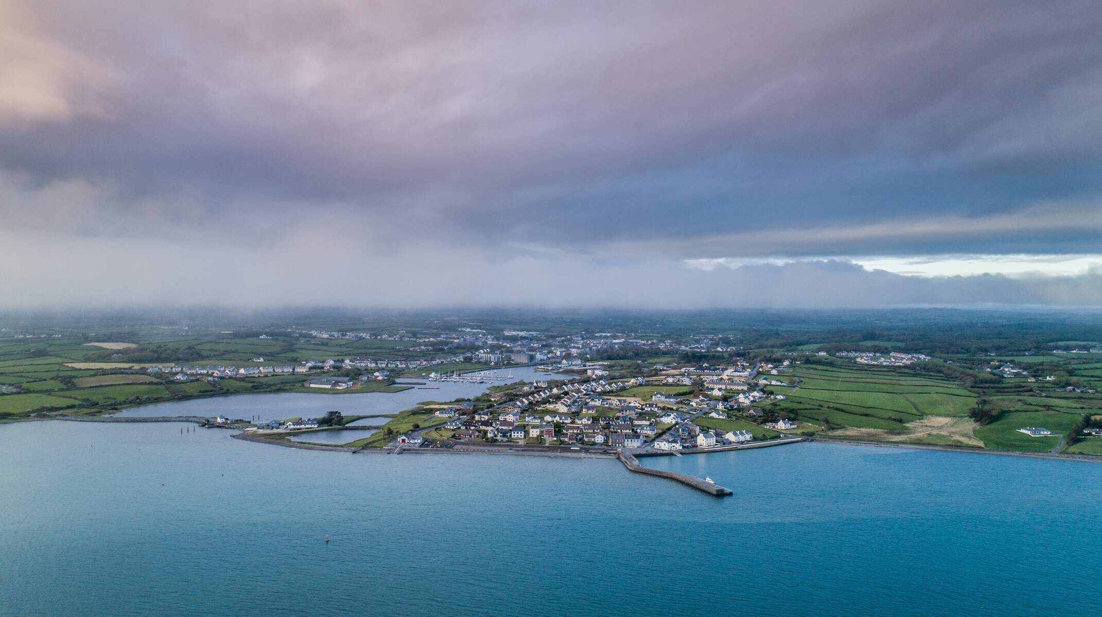 An aerial view of Kilrush, County Clare. An aerial view of Kilrush, County Clare.