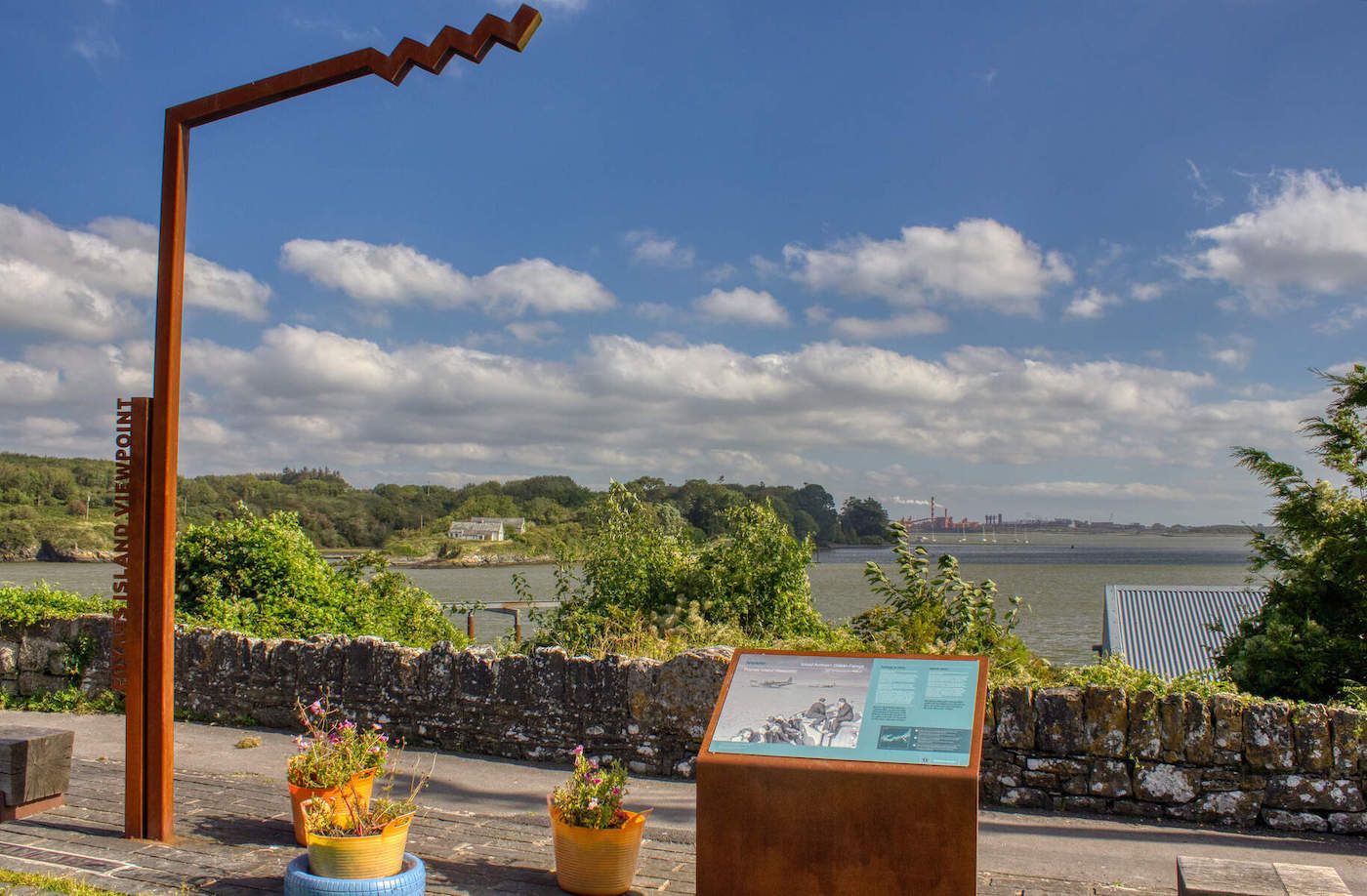 Foynes Island viewpoint, County Limerick. Foynes Island viewpoint, County Limerick.