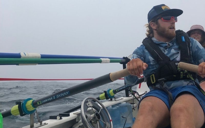 Réamonn Byrne, Ryen Cosgro and Chris McCaffery are rowing unsupported from America to Ireland Réamonn Byrne, Ryen Cosgro and Chris McCaffery are rowing unsupported from America to Ireland