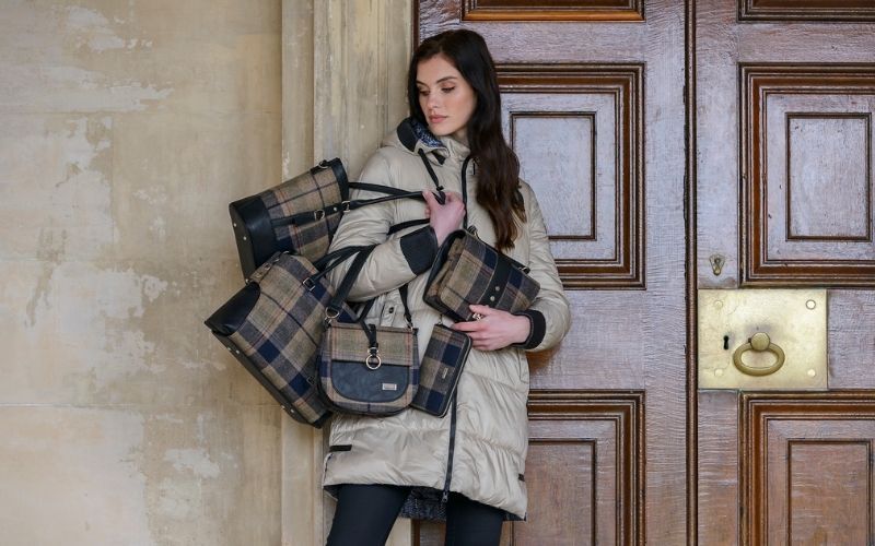 Mucros Weavers have introduced ladies capes, ponchos, and handbags to compliment the caps Mucros Weavers have introduced ladies capes, ponchos, and handbags to compliment the caps