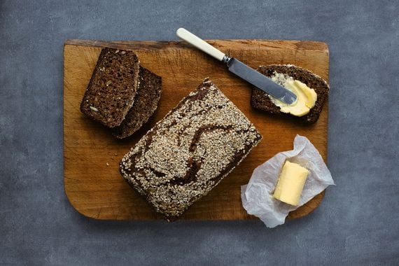 Irish soda bread and butter. Irish soda bread and butter.