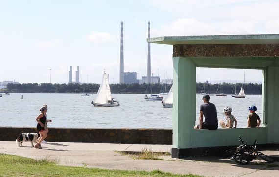 Enjoying the sun in Clontarf, Dublin. Enjoying the sun in Clontarf, Dublin.