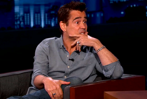 Hollywood star Colin Farrell has classic "Black Irish" dark features. Hollywood star Colin Farrell has classic "Black Irish" dark features.
