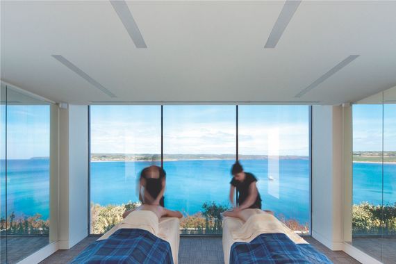 A double treatment room at Cliff House Hotel. A double treatment room at Cliff House Hotel.