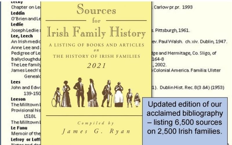 "Sources for Irish Family History" is now available as an e-book