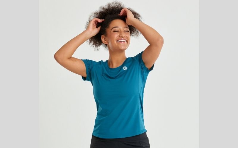 Gym+Coffee's Run Free Tee is one of their sustainably made pieces Gym+Coffee's Run Free Tee is one of their sustainably made pieces