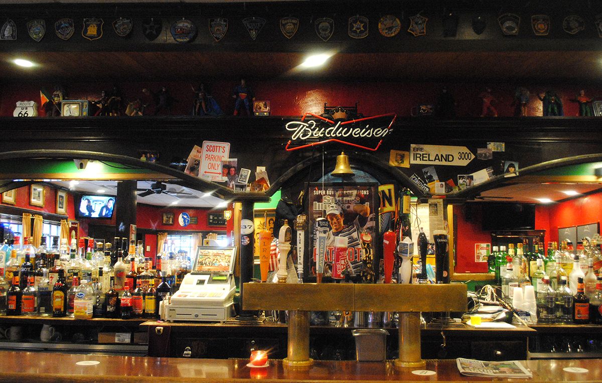 The bar at Murphy’s Law in South Boston. / Photo by Greta Jochem The bar at Murphy’s Law in South Boston. / Photo by Greta Jochem