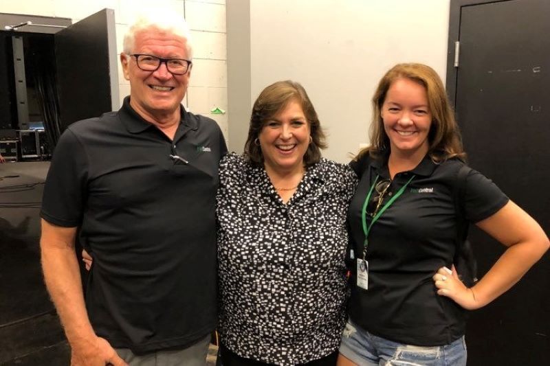 Doug McKendry, Joanie Madden, and myself after The Scattering.