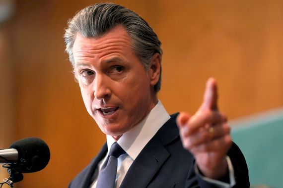 California Democratic governor Gavin Newsom. California Democratic governor Gavin Newsom.