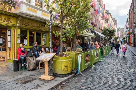 Temple Bar in Dublin. (Getty Images)