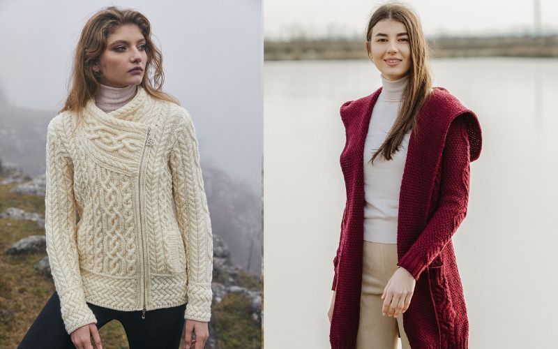 Cozy up with premium knitwear from Aran Sweaters Direct