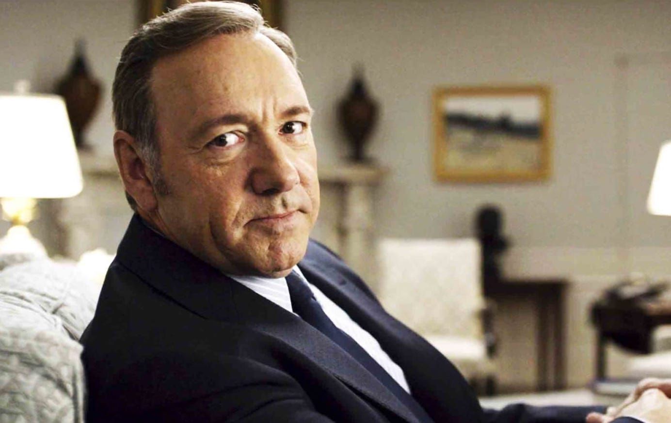 Kevin Spacey in the hit series "House of Cards". Kevin Spacey in the hit series "House of Cards".