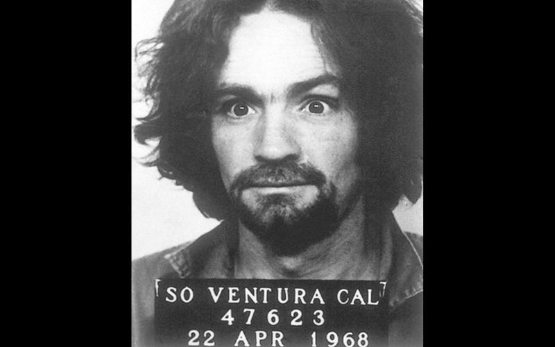 April 22, 1968 mugshot of Charles Manson. (Public Domain) April 22, 1968 mugshot of Charles Manson. (Public Domain)