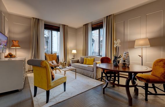 A five star suite at The Singer Palace Hotel A five star suite at The Singer Palace Hotel