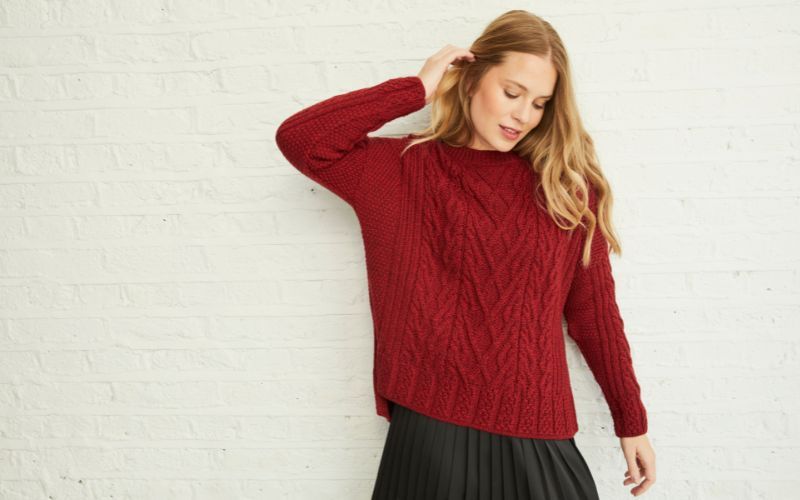 Rua Red Collection from Aran Woollen Mills 