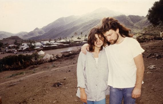 Bono and Ali in the 1980's Bono and Ali in the 1980's