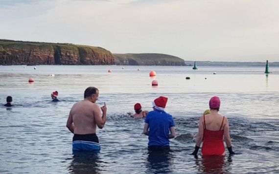 Christmas Day Swim, Dunmore East, Co Waterford. Credit: Tourism Ireland