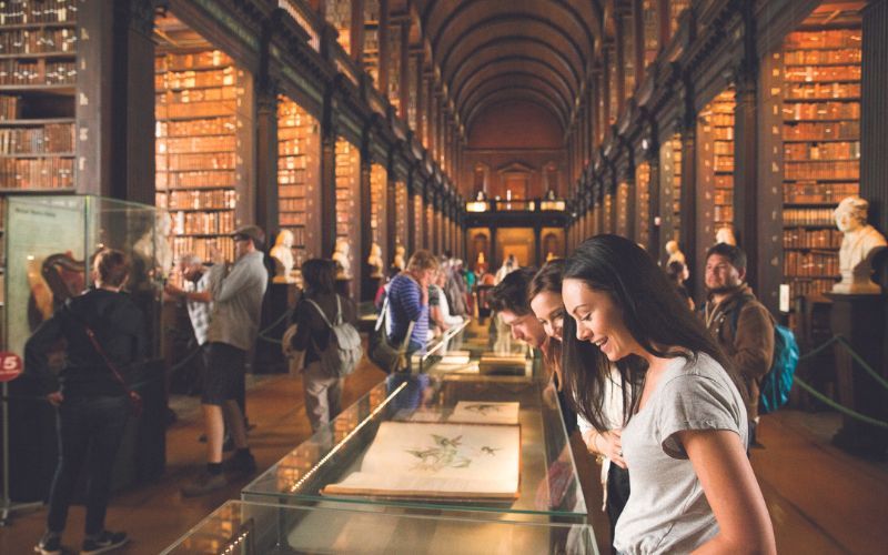 The Long Room, Trinity College, Dublin. Credit: Tourism Ireland