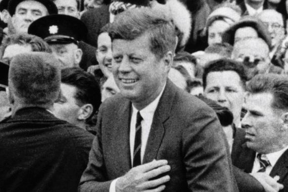 President John F. Kennedy in Ireland in 1963. (Getty Images) President John F. Kennedy in Ireland in 1963. (Getty Images)