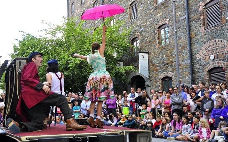 Embrace Irish culture and heritage at festivals around the island. Credit: Spraoi Street Arts Festival Facebook