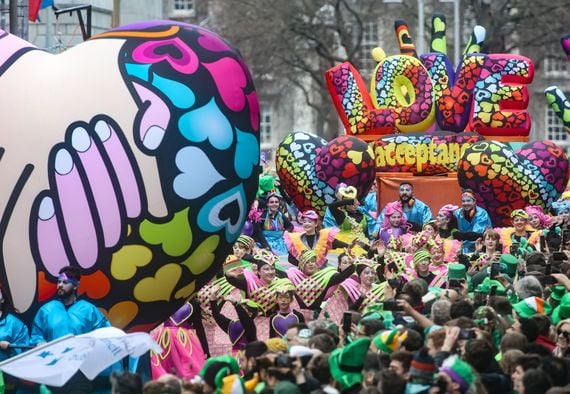Dublin feeling the pride and love on St. Patrick's Day. Dublin feeling the pride and love on St. Patrick's Day.