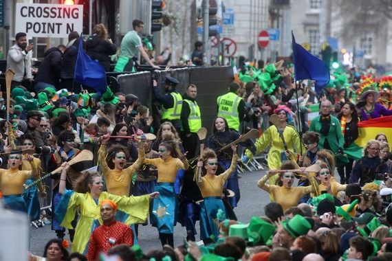 St. Patrick's Day parade Dublin, 2022. St. Patrick's Day parade Dublin, 2022.