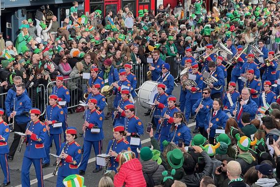 Artane Band brought color and sound to the 2022 St. Patrick's Dat parade in Dublin Artane Band brought color and sound to the 2022 St. Patrick's Dat parade in Dublin