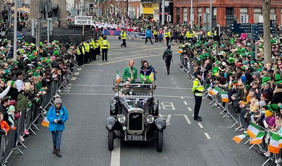 Olympic and Paralympic gold medal winners - and Grand Marshals - Ellen Keane and Kellie Harrington, two legends of Irish sport. Olympic and Paralympic gold medal winners - and Grand Marshals - Ellen Keane and Kellie Harrington, two legends of Irish sport.