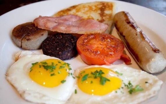 A full Irish breakfast.