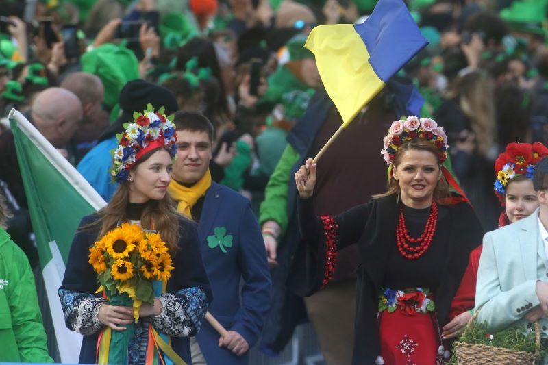 March 17, 2022: Scenes from the National St. Patrick's Day Parade in Dublin. (RollingNews.ie)