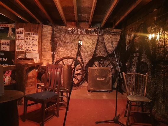 Inside Merriman Tavern, in County Clare. Inside Merriman Tavern, in County Clare.