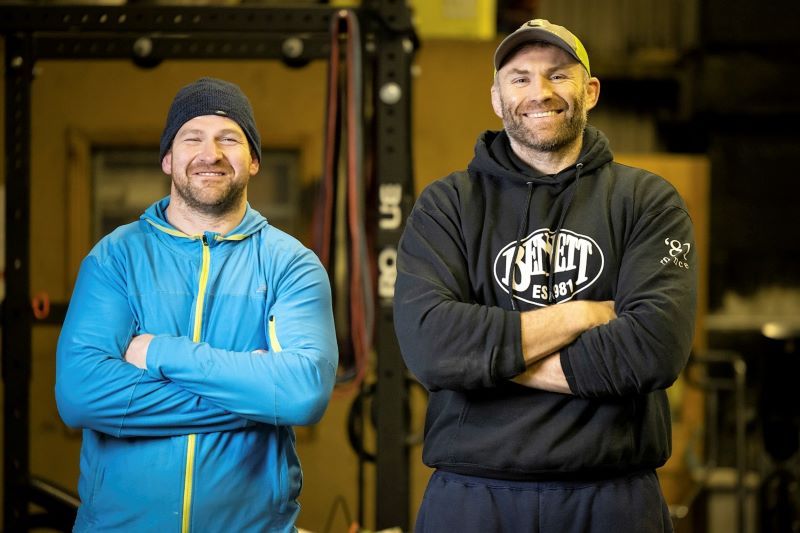 Damian Browne and Fergus Farrell. (Emilija Jefremova)