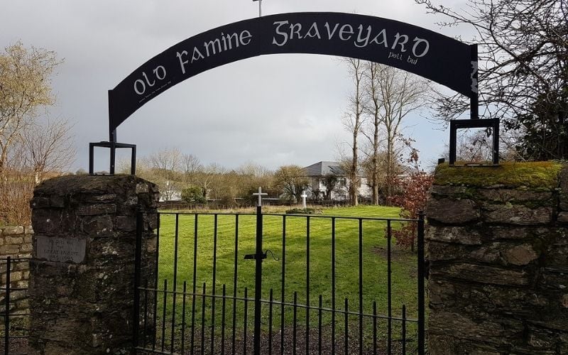 The Graveyard at the Kinsale Workhouse in County Cork. Gerard McCarthy