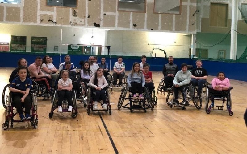 Munster Wheelchair Hurling & Camogie Club dancers/players who took part in Reels on Wheels. (Courtesy Carmel McKenna)