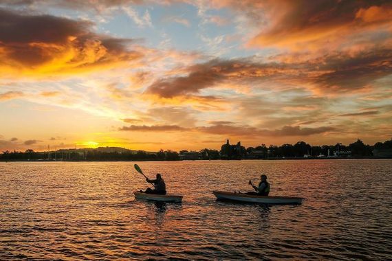 Kayaking on Lough Derg in County Tipperary. (Ireland's Content Pool)