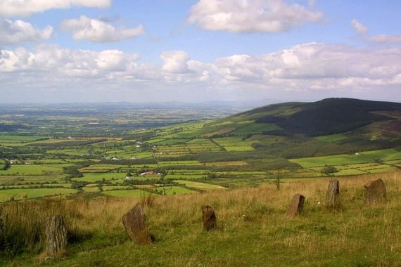 Nine Stones, Mount Leinster, County Carlow. Nine Stones, Mount Leinster, County Carlow.