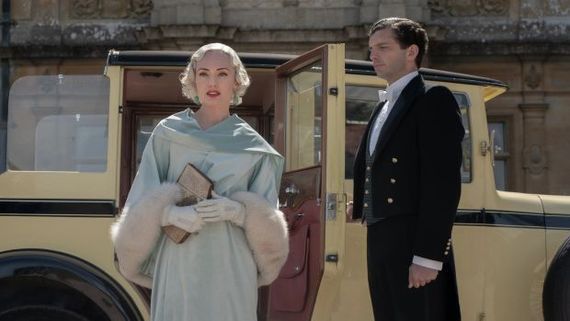 Laura Haddock as the preening screen star in Downton Abbey: A New Era Laura Haddock as the preening screen star in Downton Abbey: A New Era