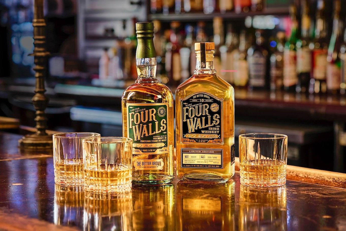 Four Walls Whiskey.