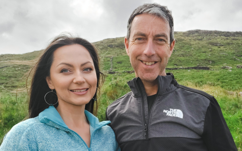 Lenka and Seán Pól - founders of Dingle Global Education Lenka and Seán Pól - founders of Dingle Global Education