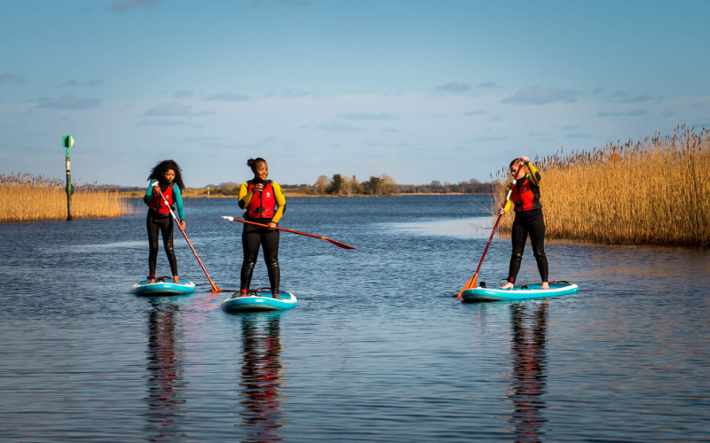 Stand Up Paddle Boarding, Derg isle, Scarriff, Co Clare. Credit: Tourism Ireland